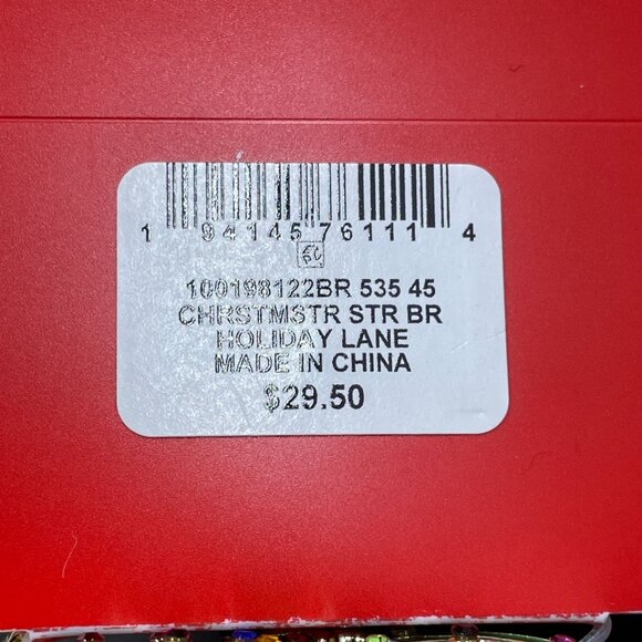 Holiday Lane Christmas Tree Bracelet Colorful Glam Festive Statement Jewelry - Picture 7 of 7